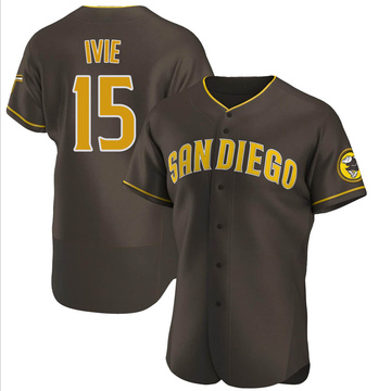 Women's Mike Ivie San Diego Padres Replica Brown Tan/ Alternate Jersey