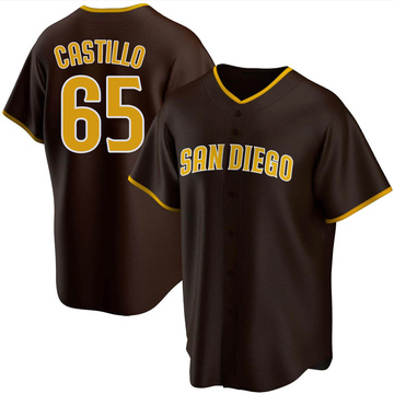 2018 San Diego Padres Jose Castillo #65 Game Used Navy Jersey SDP1083