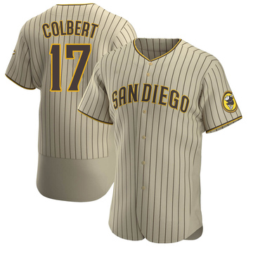 MAJESTIC  NATE COLBERT San Diego Padres 1974 Cooperstown Baseball Jersey